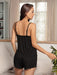 Chic Lace-Trimmed Satin Sleep Set