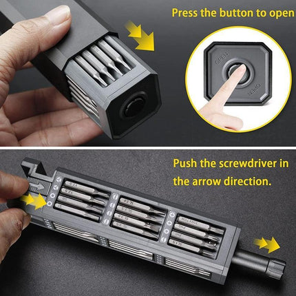 45-Piece Magnetic Precision Screwdriver Toolkit - Essential Repair Companion - Très Elite