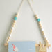 Enchanting Nordic Wooden Wall Hook for Playful Kids' Room Decor