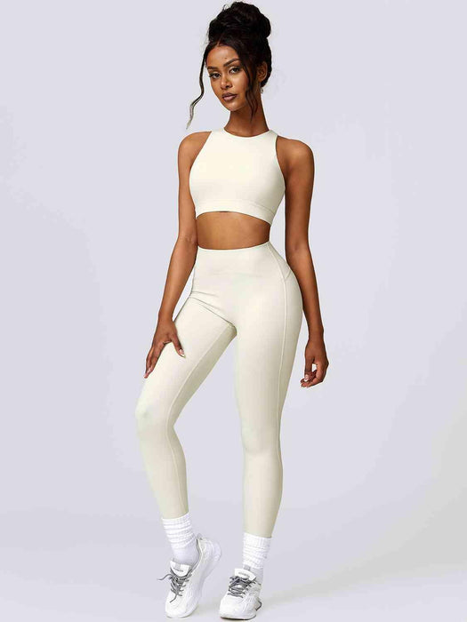 Sculpted Seamless Athletic Tank and Leggings Set