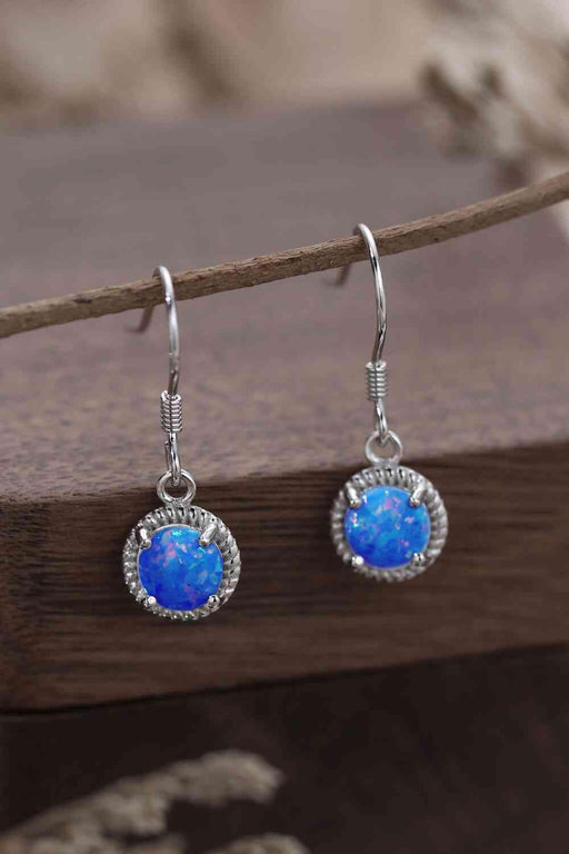 Opal Drop Earrings with Coordinating Presentation Box