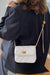 Chic Compact Faux Leather Shoulder Bag