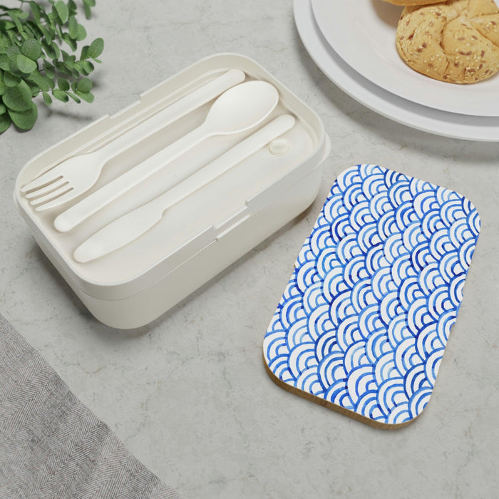 Chic Customizable Wooden Lid Bento Box for Trendy On-the-Go Dining