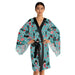 Kireiina Japanese Long Sleeve Kimono Robe - Exquisite Artwork and Customization Options