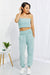 Cozy Chic Smocked Tube Top & Joggers Set - Full Size Comfort