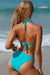 Halter Bikini Set with Tie-Back Detail