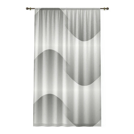 Maison d'Elite Personalized Window Curtains for Home Decor-Home Decor-Printify-Sheer-White-50" × 84"-Très Elite
