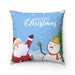 Joyeux Noel double-sided print and reversible decorative cushion cover