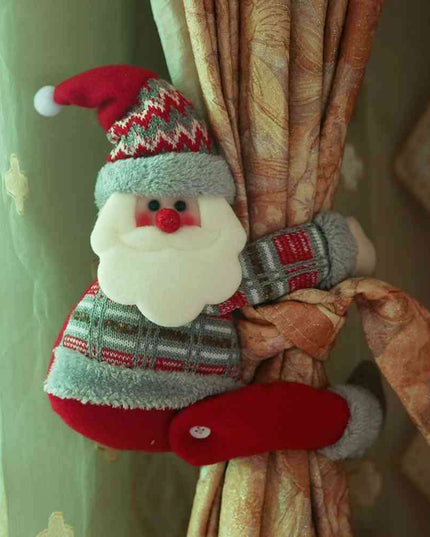 Global Festive Doll Curtain Adornment - Elevate Your Holiday Spirit with International Flair