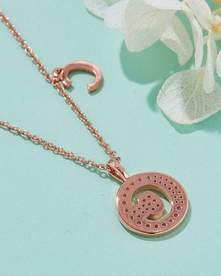 Radiant Moissanite Gemstone Pendant Necklace - Opulent Sterling Silver & 18K Rose Gold