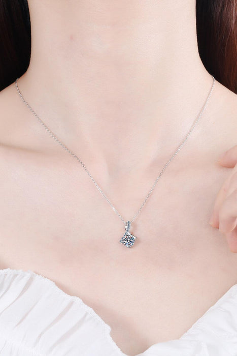 Exquisite Lab-Grown Diamond Pendant Necklace with Authenticity Certification