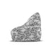 Customizable Leopard Print Bean Bag Chair Cover - Ultimate Comfort and Style