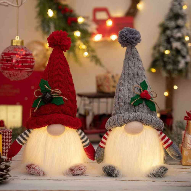 Enchanting Glowing Short-Leg Gnome Figurine