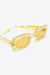 Tortoiseshell Polycarbonate Rectangle Sunglasses