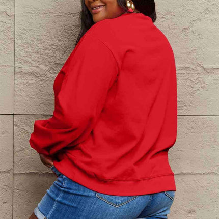 Festive Spirit Cotton Blend Sweatshirt