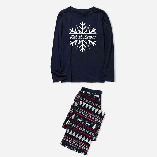 Snowy Day Lounge Set with Graphic Top and Pants