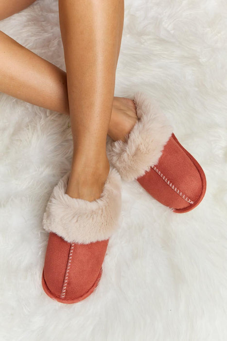 Winter Chic Faux Fur Slip-Ons for Cozy Comfort