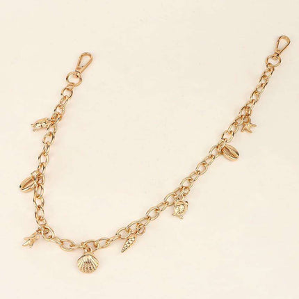 Sleek Iron Chain Belt - Coastal Elegance for Timeless Style