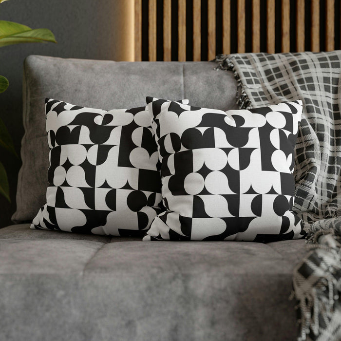 Elite Maison Spun Polyester Square Pillow Case - Customized Indoor Accent Piece