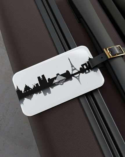 Sophisticated Parisian Acrylic Luggage Tag