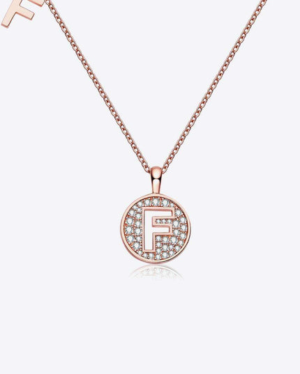 Radiant Moissanite Gemstone Pendant Necklace - Opulent Sterling Silver & 18K Rose Gold