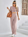 Stylish Flutter Sleeve Top and Pants Set