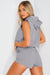 Chic Hooded Top and Shorts Set with Pockets - Effortlessly Stylish