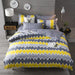 Luxury Contemporary Print Bedding Set: Duvet Cover & Pillowcases - 4-Piece Ensemble