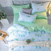 Luxurious Modern Printed Bedding Set with Coordinating Pillowcases - Premium 4-Piece Bundle