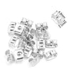 Silver 2 / 100pcs