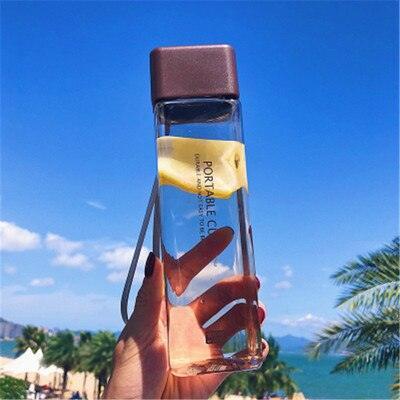 Stay Hydrated with the 500ml Clear Heat-Resistant Water Bottle