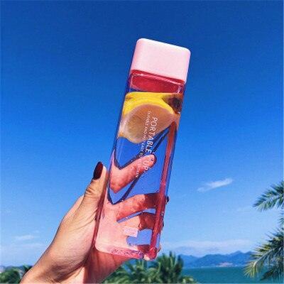 Stay Hydrated with the 500ml Clear Heat-Resistant Water Bottle