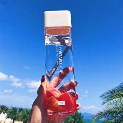 Stay Hydrated with the 500ml Clear Heat-Resistant Water Bottle