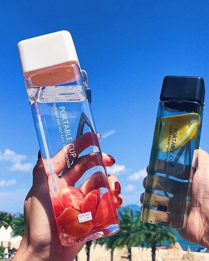 500ml Clear Heat-Resistant Water Bottle - The Essential Hydration Solution for Active Lifestyles