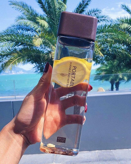 500ml Clear Heat-Resistant Water Bottle - The Essential Hydration Solution for Active Lifestyles