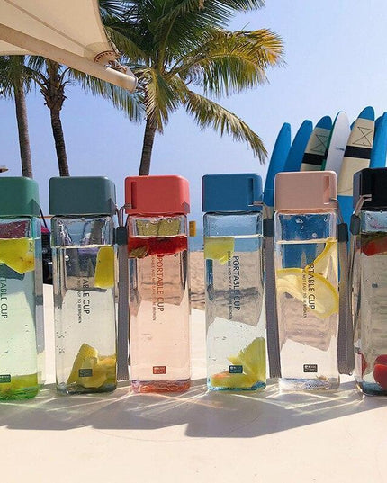 500ml Clear Heat-Resistant Water Bottle - The Essential Hydration Solution for Active Lifestyles