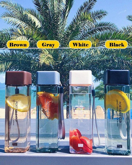 500ml Clear Heat-Resistant Water Bottle - The Essential Hydration Solution for Active Lifestyles