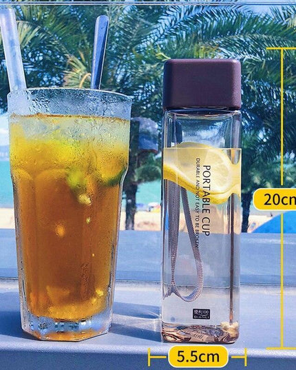 500ml Clear Heat-Resistant Water Bottle - The Essential Hydration Solution for Active Lifestyles