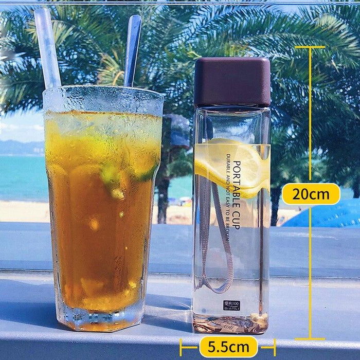 500ml Clear Heat-Resistant Hydration Companion Bottle