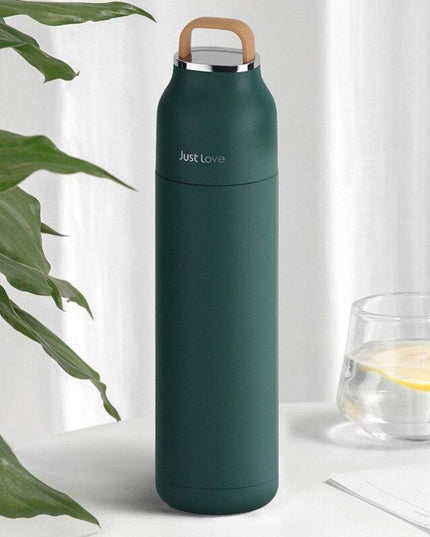 Insulated Stainless Steel Water Bottle - 500ml/17oz Travel Companion