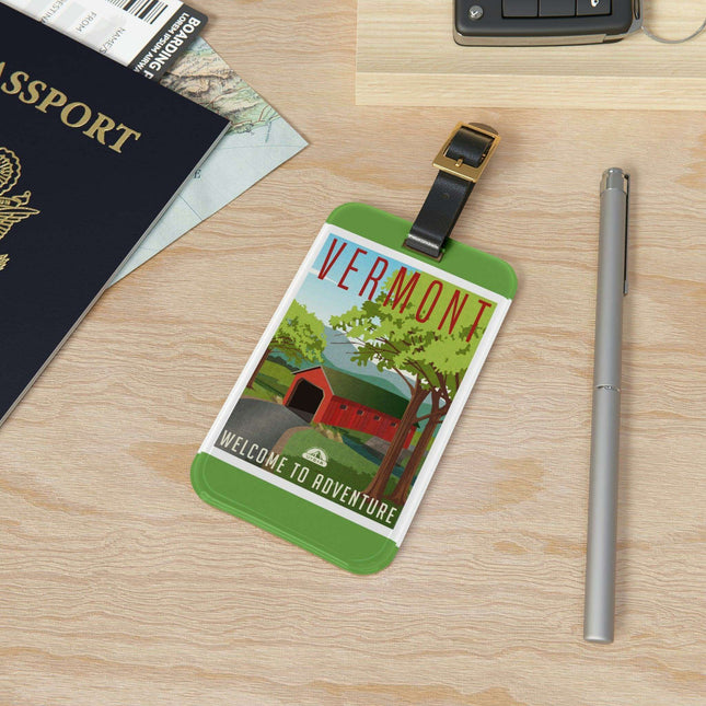 Maison d'Elite Vermont Luggage Tag: Stylish and Personalized Travel Companion