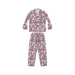 Luxurious Customized Floral Satin Pajama Set for Women