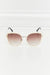 Sleek Metal Frame Wayfare Sunglasses with UV400 Protection - Elegant Eyewear for Eye Safety
