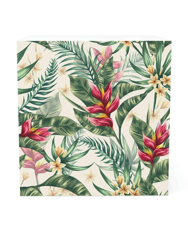 Personalized Tropical Sticky Note Cube: Transform Your Workspace with Custom Memo Pads