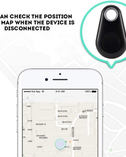 Smart Tag Bluetooth Anti-Lost Locator with Dual Direction Tracking and Remote Control Functionality
