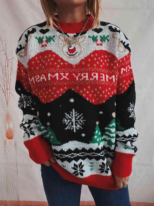 Holiday Cheer Knit Pullover Sweater