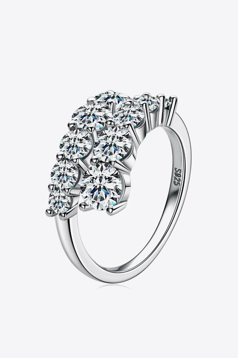 Sustainable Sparkle: Ethical Moissanite Sterling Silver Ring