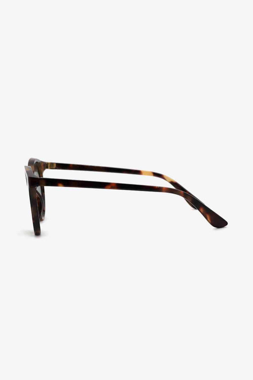 Fashionable Tortoiseshell Round Sunglasses with UV400 Protection