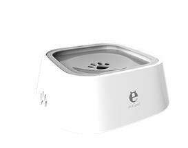 Artisanal Ceramic Pet Bowl with Stylish Decorative Print