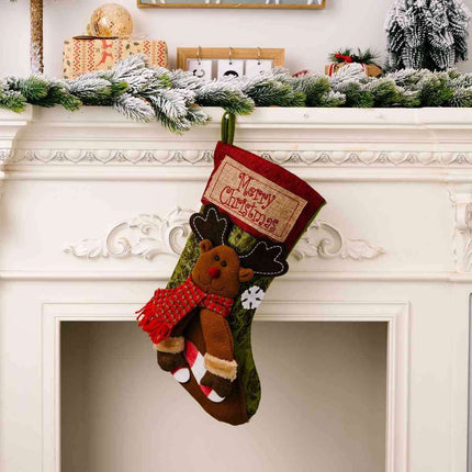 Festive Cheer Stocking Hanging Ornament
